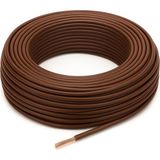 Deşilmez Teknoloji Kahverengi Nyaf Çok Telli 0.75mm² Bakır Kablo -1 Metre