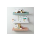 DesingbabyM 3'lü Dekoratif Montessori Çocuk odası Raf seti 60 cm