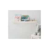 DesingbabyM Masif Beyaz(FİLDİŞİ RENGİ)montessori Bebek Ve Çocuk Odası Duvar Rafı 60 Ve 45 Cm Şeklinde 2li Set