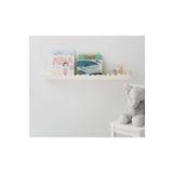 DesingbabyM Masif Beyaz(FİLDİŞİ RENGİ)montessori Bebek Ve Çocuk Odası Duvar Rafı 60 Ve 45 Cm Şeklinde 2li Set