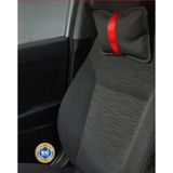 Desingonb Fiat Panda Oto Koltuk Boyun Yastığı Kırmızı Şerit 2 Adet