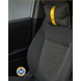 Desingonb Fiat Panda Oto Koltuk Boyun Yastığı Sarı Şerit 2 Adet