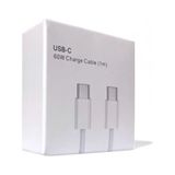 Desingshop 60W USB-C Şarj Kablo, IPhone 15, 15 Plus, 15 Pro, 15 Pro Max ile Uyumlu, 1 Metre, Hızlı Şarj,Type-C