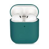 Desingshop Airpod Kılıf 1 ve 2 Nesil Uyumlu Açık Mavi Kılıf - Koyu Yeşil