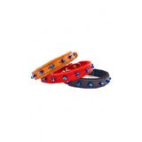 Desıngshop Hakiki Deri Nazar Boncuklu Kedi Ve Kopek Tasmasi Kahverengi, Kirmizi Ve Siyah 38Cm X 1,5Cm