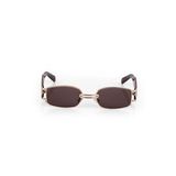 Desingshop Kahverengi Vintage Shelby Gold Brown Kadın Güneş Gözlüğü