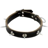 DESİNGSHOP Krom Çivili Deri Köpek Boyun Tasması 3 x 60 cm