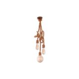 DESİNGSTORE Avize Halat Üçlü Otantik Modern Tasarım Halat Avize