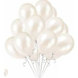 Desingx Metalik Beyaz Balon 50'li Tasarım 897754