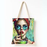 Desio Çanta Bohem Şehir Portresi Tote Bag Omuz Çantası