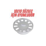 Desiphon 10X10 Süzgeç Için Yuvarlak -Oval -Daire Gider Kapağı , Yer Süzgeci, Izgarası Gider Kapağı