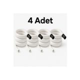 DESIPHON 4 Adet Kendiliğinden Katlanan Spiral Tuvalet Hortumu & Taharet Matik – Hortum Matik Set