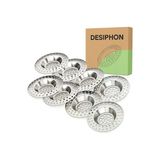 DESIPHON 8'li 304 Paslanmaz Çelik Lavabo Süzgeci Seti | Gider Tıkanıklığı Önleyici Filtre Aparatı