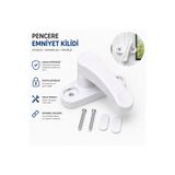 DESIPHON PVC Pimapen Pencere Cam Balkon Kapısı Güvenli Emniyet Kilidi Çocuk Güvenliği