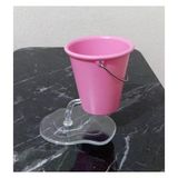 Desk Bucket Dekoratif Bardak Kalemlik Pembe