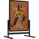Desmark Siyah Renk B2 (50X70) Maki Pano Alüminyum Poster Kaldırım ve Reklam Panosu 1 Adet