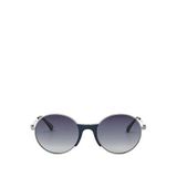 Despada DS 2323 C3 Metal Yuvarlak Açık Metallik Gri Mavi Unisex Güneş Gözlüğü
