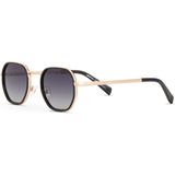 Despada DS 2361 C1 Geometrik Siyah Altın Unisex Güneş Gözlüğü