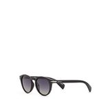 Despada DS 2374 C1 Oval Siyah Gri Asetat Unisex Güneş Gözlüğü