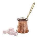 DESTALYA Bakir Cezve,150 ml, Metal Sapli, Soslar icin Uygun (Bakir Cezve)