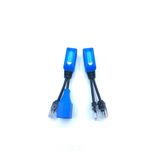 DESTE ELEKTRONİK Escam 2 Adet/1 Çift Rj45 Splitter Birleştirici Upoe Kablo Kiti Çift Rj45 Splitter Birleştirici Upoe