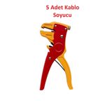DESTE ELEKTRONİK Kablo Sıyırma Pensesi 0.2-6mm Kablo Soyucu Kablo Soyma Pensesi Kablo Sıyırıcı Kesici Pense 5 ADET Pensesi 0.2-6mm Kablo Soyucu Kablo Soyma Pensesi Kablo Sıyırıcı Kesici Pense