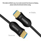 Deste Elektronik SE-50M4K/FB 50 Metre Fiber Altın Uçlu HDMI Kablo 4K UHD 60Hz HDMI 2.0 Fiber HDMI Kablo 4KX2K