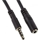 Deste Elektronik SE-7216 3.5mm 4 Boğumlu Stereo Trrs Kulaklık Mikrofon Uzatma Kablosu 5 Metre