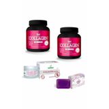 Destek Hud Collagen Plus Powder 2 Li X 300 Gr Collagen Yüz Bakım Krem 50 Ml Ve Sabun 150 Gr