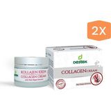 Destek Kollajen Krem Kırmızı Yosun Özlü 50 ml Tüm Cilt Tipleri İçin Nemlendirici Etkili