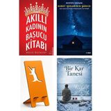 Destek Yayınları Akıllı Kadının Başucu Kitabı - Melis Bozkurt + Kuzey Işıklarının Şarkısı + Telefon Tutucu + Bir Kar Tanesi