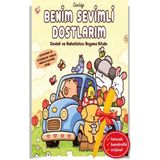Destek Yayınları Alfa Kalem+ Benim Sevimli Dostlarım Boyama Kitabı 3 - 5 Yaş Kolektif Yazarlı Eğlenceli Kitap