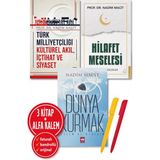 Destek Yayınları Alfa Kalem-Hilafet Meselesi-Türk Milliyetçiliği Kültürel Akıl-Dünya Kurmak-Nadim Macit 3 Kitap-Set