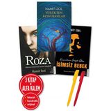 Destek Yayınları Alfa Kalem+Yürekten Konuşanlar+Isimsiz Bebek+Roza+Hamit Izol 3 Kitap+Yeni+Roman Öykü