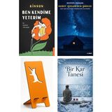 Destek Yayınları Ben Kendime Yeterim - Bir Hakikat Yolculuğu - Kinsun + Kuzey Işıklarının Şarkısı + Telefon Tutucu + Bir Kar Tanesi