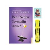 Destek Yayınları Beni Neden Sevmedin Anne?-Esra Ezmeci-Sarı Fosforlu Kalem-Not Defteri Seti