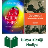Destek Yayınları Beş Rahmet Kapısı + Geometri + Dünya Klasiği Hediye - Hayır
