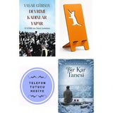 Destek Yayınları Devrimi Kadınlar Yapar - Atatürk'ün Öncü Kadınları + Telefon Tutucu + Bir Kar Tanesi