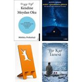 Destek Yayınları Dünyaya Değil Kendine Meydan Oku - Müthiş Psikoloji + Kuzey Işıklarının Şarkısı + Telefon Tutucu + Bir Kar Tanesi