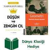 Destek Yayınları Düşün ve Zengin Ol + Geometri + Dünya Klasiği Hediye - Hayır