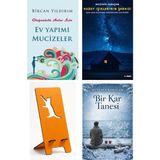 Destek Yayınları Ev Yapımı Mucizeler - Olağanüstü Anlar Için - Bircan Yıldırım + Kuzey Işıklarının Şarkısı + Telefon Tutucu + Bir Kar Tanesi