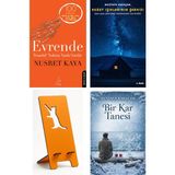 Destek Yayınları Evrende Tesadüf Yoktur Yankı Vardır - Nusret Kaya + Kuzey Işıklarının Şarkısı + Telefon Tutucu + Bir Kar Tanesi