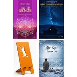 Destek Yayınları Imzalı - Iyilik Sende - Ayşe Tolga + Kuzey Işıklarının Şarkısı + Telefon Tutucu + Bir Kar Tanesi