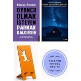Destek Yayınları Oyuncu Olmak Isteyen Parmak Kaldırsın - Tümay Özokur + Kuzey Işıklarının Şarkısı + Telefon Tutucu