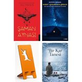 Destek Yayınları Şaman Aynası - Asu Mansur + Kuzey Işıklarının Şarkısı + Telefon Tutucu + Bir Kar Tanesi
