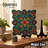 Destina Ahşap Mandala Boyama Seti-Ahşap Boyama-Model 246