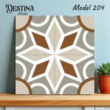 Destina Ahşap Mandala Boyama Seti -Ahşap BOYAMA-MODEL204-23CM*23CM