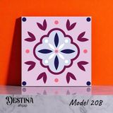 Destina Ahşap Mandala Boyama Seti -Ahşap Boyama -MODEL208-23CM*23CM - 12M-Krem