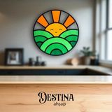 Destina Ahşap Mandala Boyama Seti- Ahşap BOYAMA-MODEL217