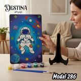 Destina Ahşap Mandala Boyama Seti- Ahşap BOYAMA-MODEL286